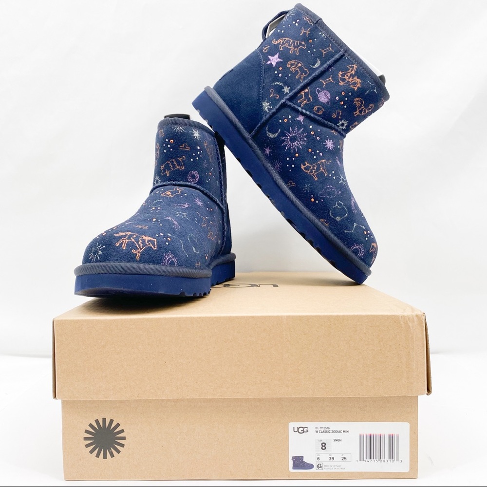 UGG Classic MINI Zodiac Boots Color Starry Night - Picture 10 of 16